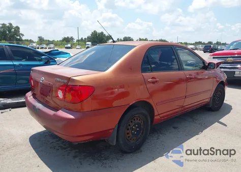 2004 Toyota Corolla Le z USA, uszkodzony, nr VIN JTDBR32E242025405